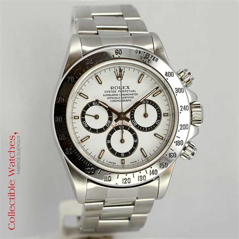 rolex daytona fond blanc occasion|used rolex daytona platinum.